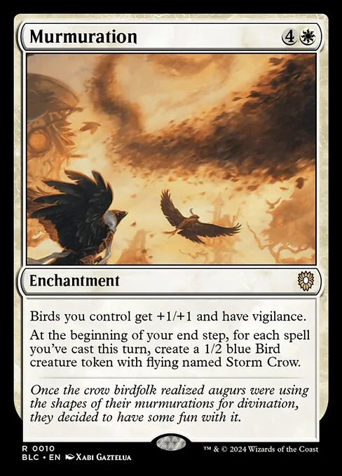 Murmuration · Bloomburrow Commander 10/356