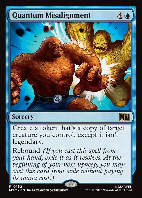 Quantum Misalignment · Marvel Super Heroes Commander 152/9