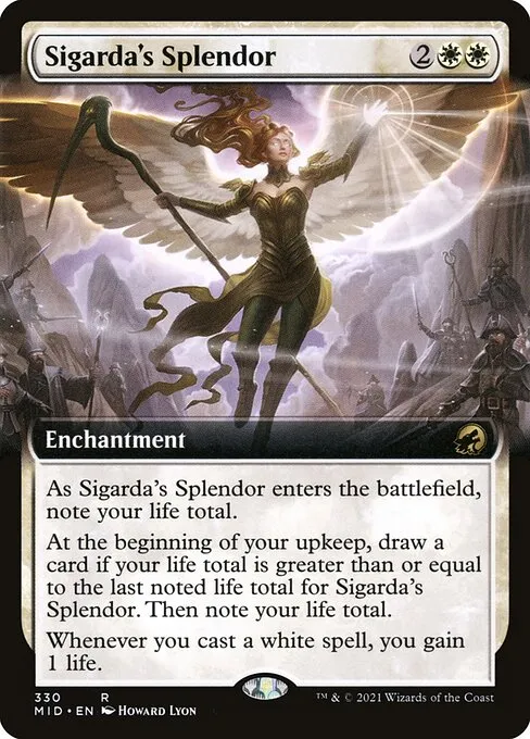 Sigarda's Splendor · Innistrad: Midnight Hunt 330/399
