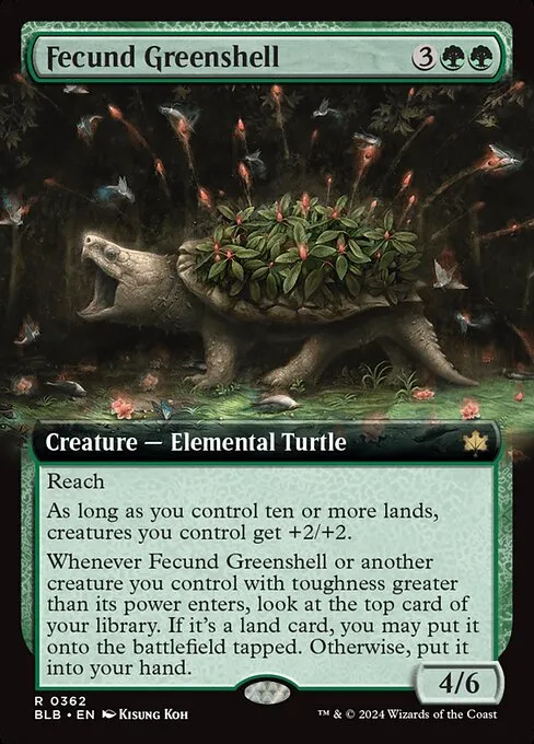 Fecund Greenshell · Bloomburrow 362/398