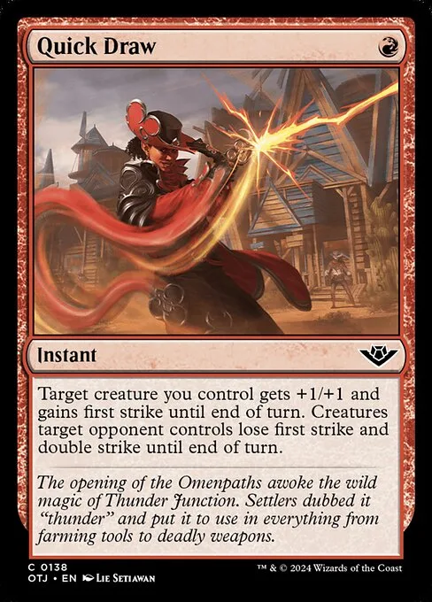 Quick Draw · Outlaws of Thunder Junction 138/374