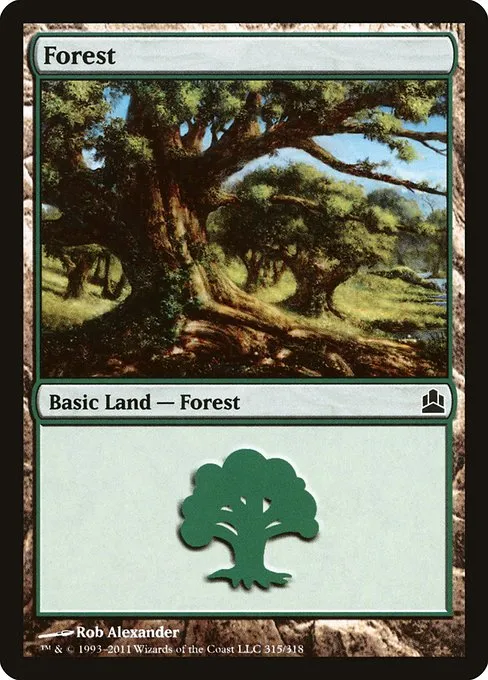 Forest · Commander 2011 315/318