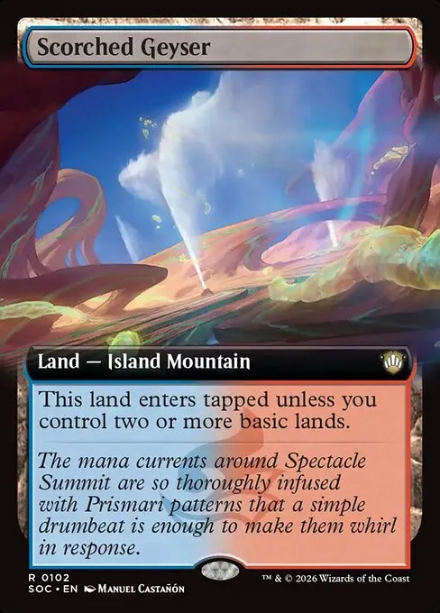 Scorched Geyser · Secrets of Strixhaven Commander 102/426