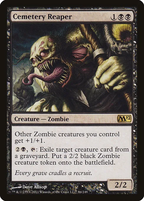 Cemetery Reaper · Magic 2012 86/249