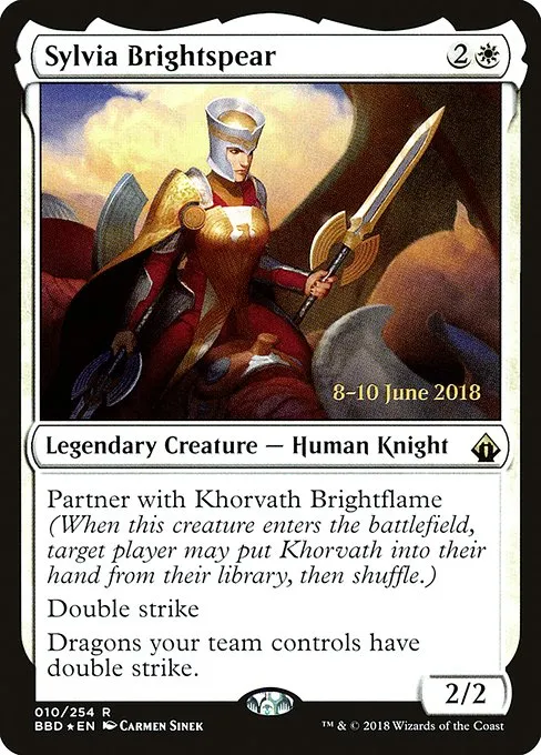 Sylvia Brightspear · Battlebond Promos 10s/22