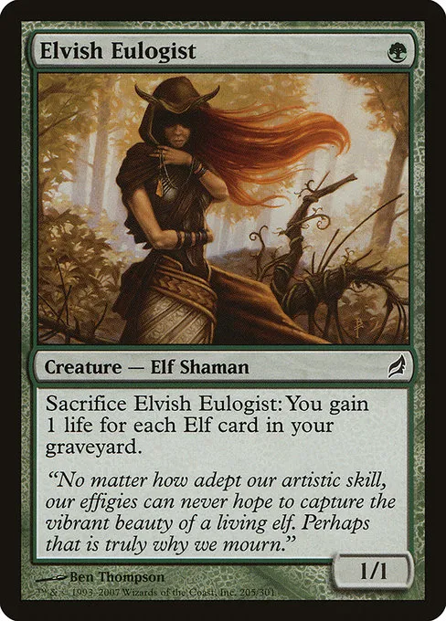 Elvish Eulogist · Lorwyn 205/301
