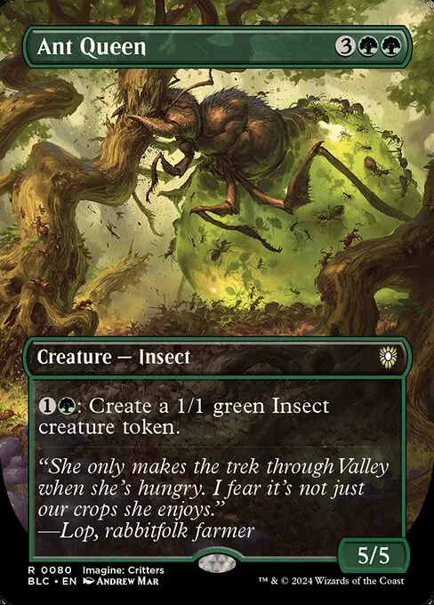 Ant Queen · Bloomburrow Commander 80/356
