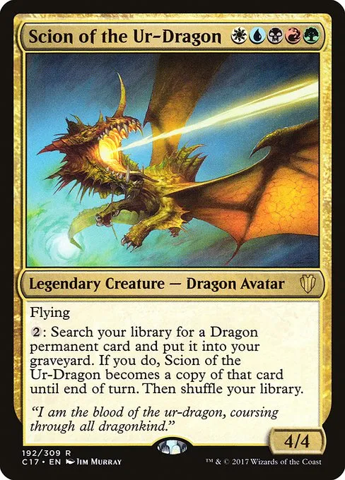Scion of the Ur-Dragon · Commander 2017 192/309