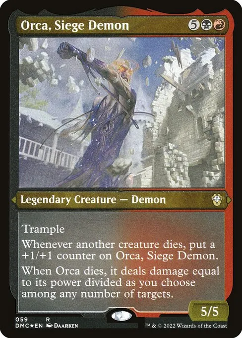 Orca, Siege Demon · Dominaria United Commander 59/240