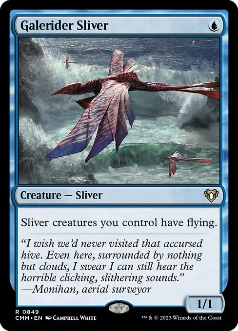 Galerider Sliver · Commander Masters 849/1067