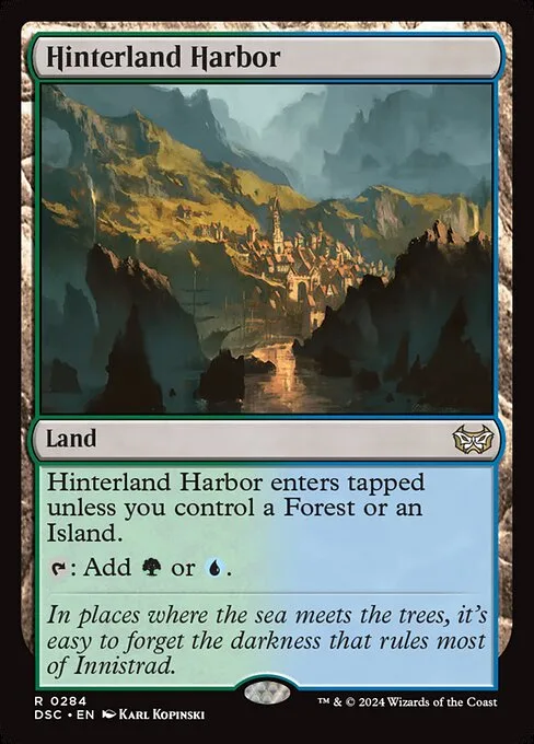 Hinterland Harbor · Duskmourn: House of Horror Commander 284/373