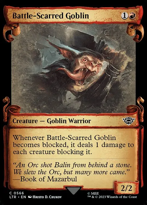 Battle-Scarred Goblin · The Lord of the Rings: Tales of Middle-earth 566/856
