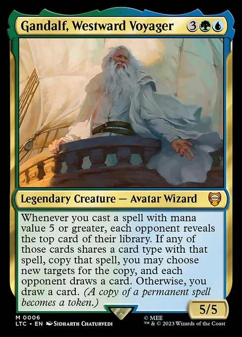Gandalf, Westward Voyager · Tales of Middle-earth Commander 6/591