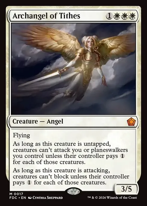 Archangel of Tithes · Foundations Commander 17/3