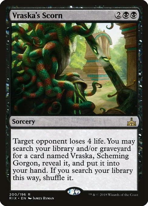 Vraska's Scorn · Rivals of Ixalan 200/205
