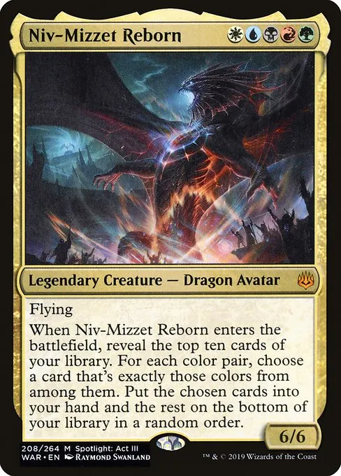 Niv-Mizzet Reborn · War of the Spark 208/312