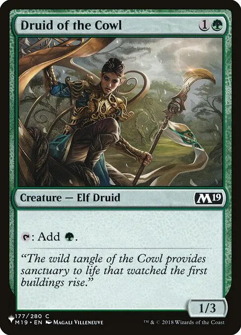 Druid of the Cowl · The List M19-177/5050