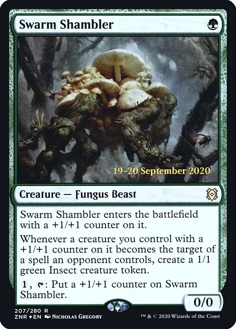 Swarm Shambler · Zendikar Rising Promos 207s/153