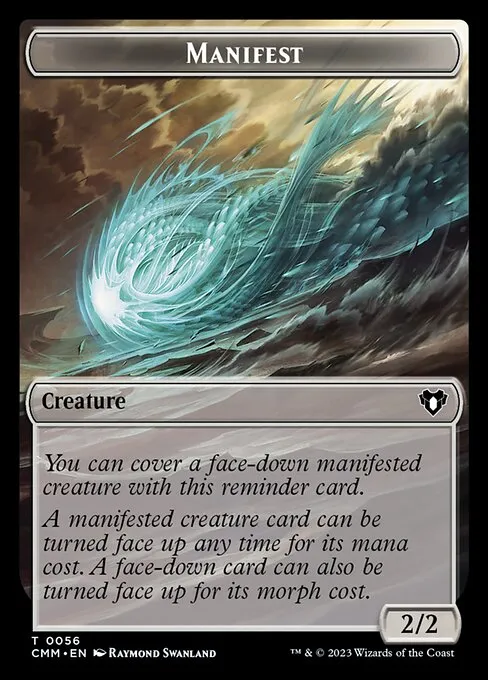Manifest · Commander Masters Tokens 56/81