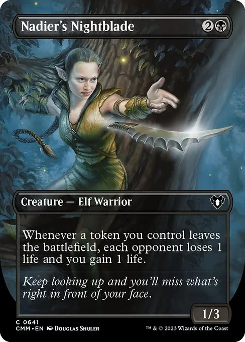 Nadier's Nightblade · Commander Masters 641/1067