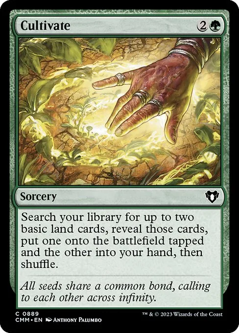 Cultivate · Commander Masters 889/1067