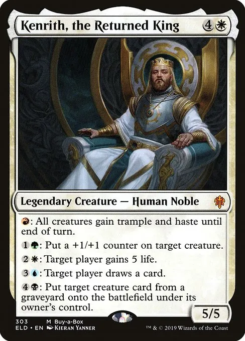 Kenrith, the Returned King · Throne of Eldraine 303/398