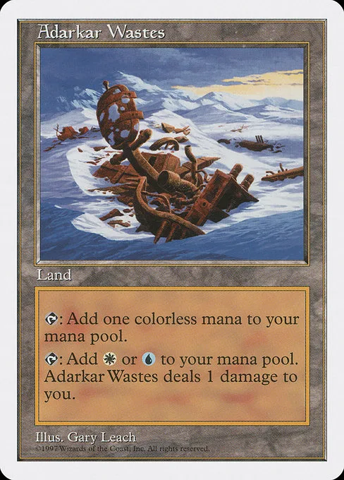 Adarkar Wastes · Fifth Edition 410/460