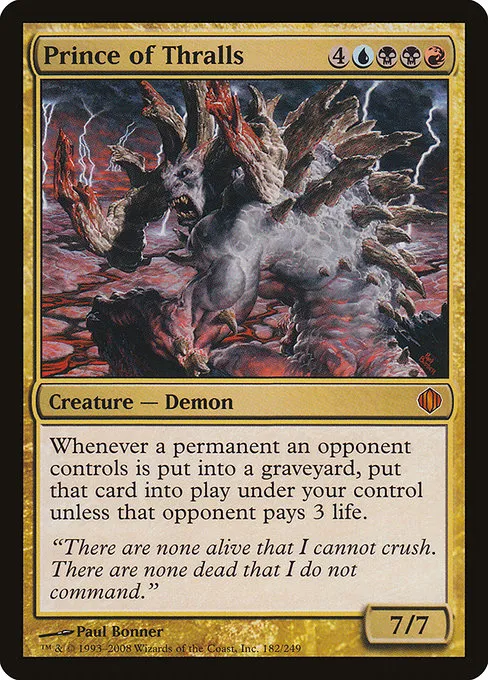 Prince of Thralls · Shards of Alara 182/250