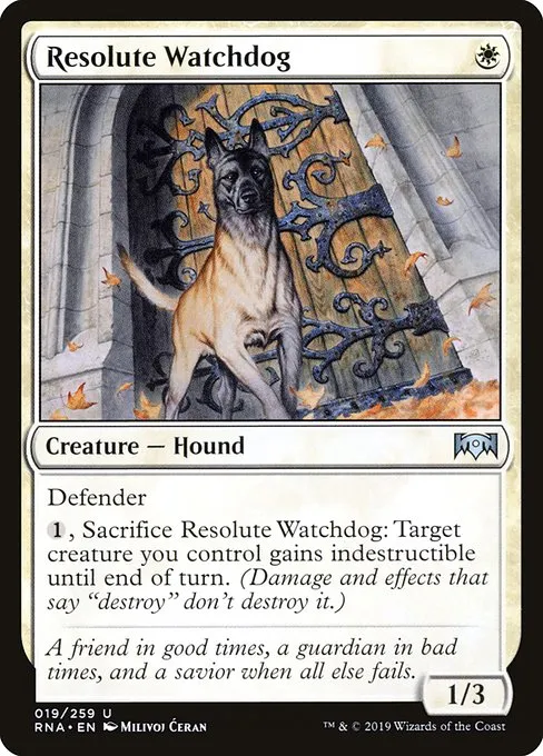 Resolute Watchdog · Ravnica Allegiance 19/273