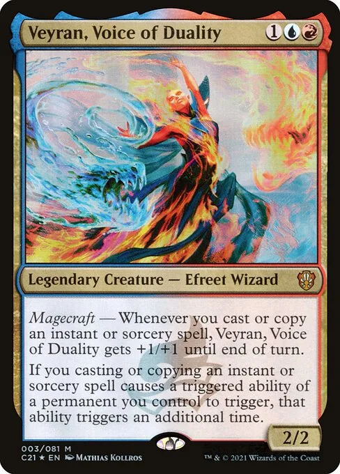 Veyran, Voice of Duality · Commander 2021 3/409