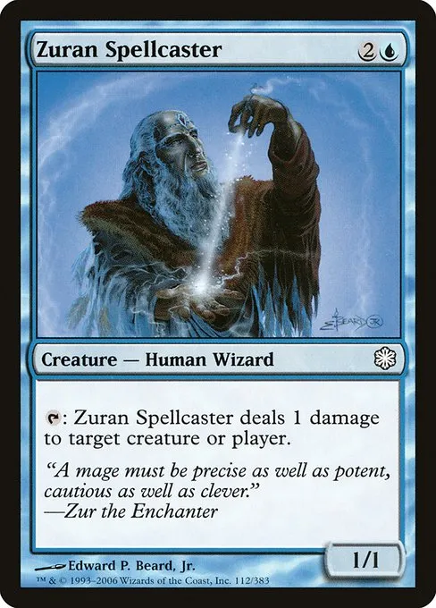 Zuran Spellcaster · Coldsnap Theme Decks 112/62