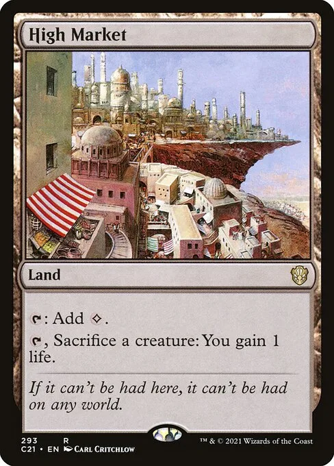 High Market · Commander 2021 293/409