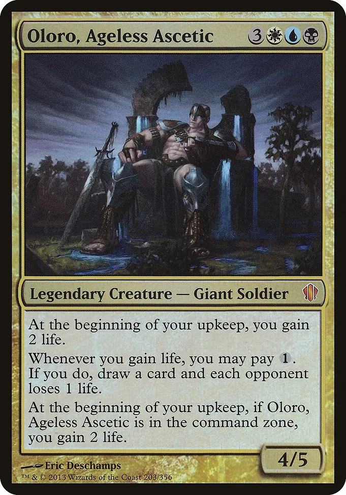 Oloro, Ageless Ascetic · Commander 2013 Oversized 203/15
