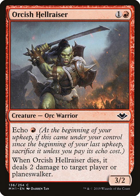 Orcish Hellraiser · Modern Horizons 136/255