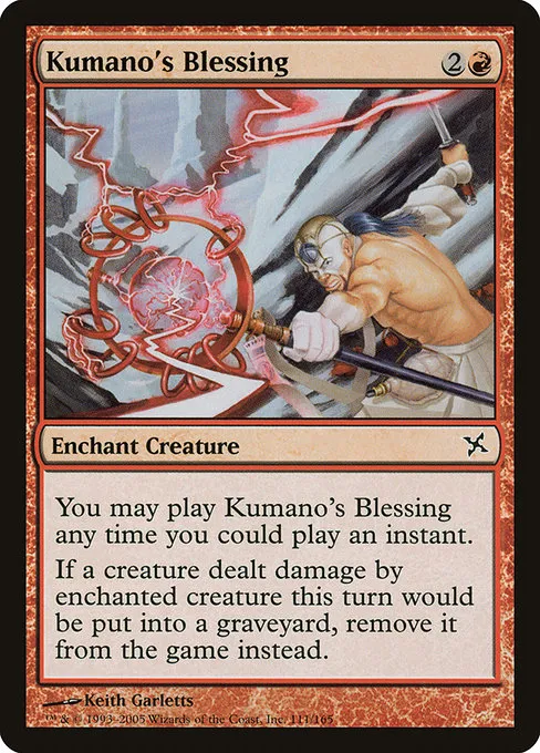 Kumano's Blessing · Betrayers of Kamigawa 111/165