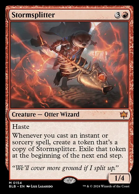 Stormsplitter · Bloomburrow 154/398