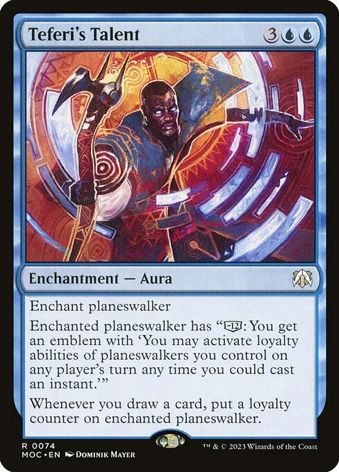 Teferi's Talent · March of the Machine Commander 74/450