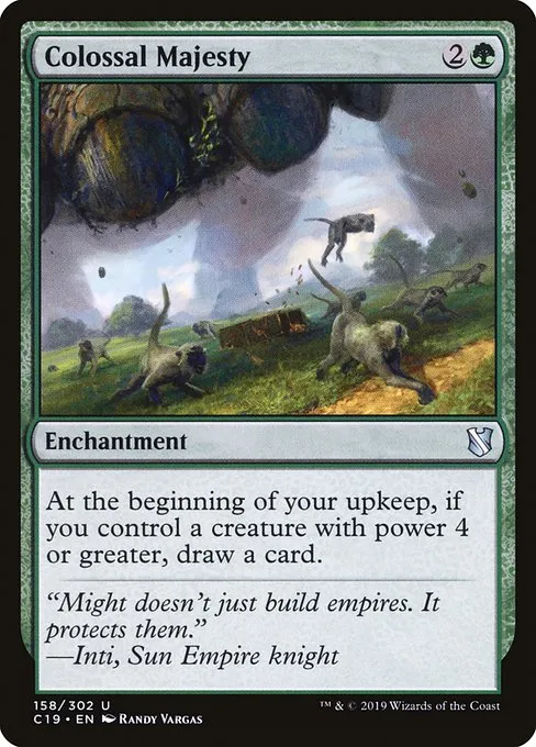 Colossal Majesty · Commander 2019 158/302