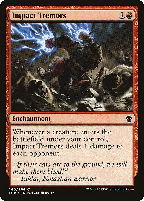 Impact Tremors · Dragons of Tarkir 140/264