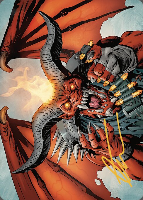 Rakdos, the Muscle // Rakdos, the Muscle · Outlaws of Thunder Junction Art Series 53/54