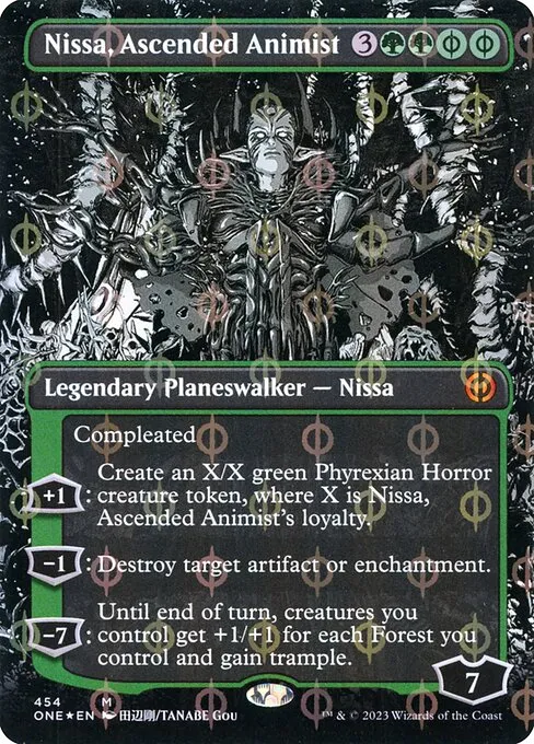 Nissa, Ascended Animist · Phyrexia: All Will Be One 454/479