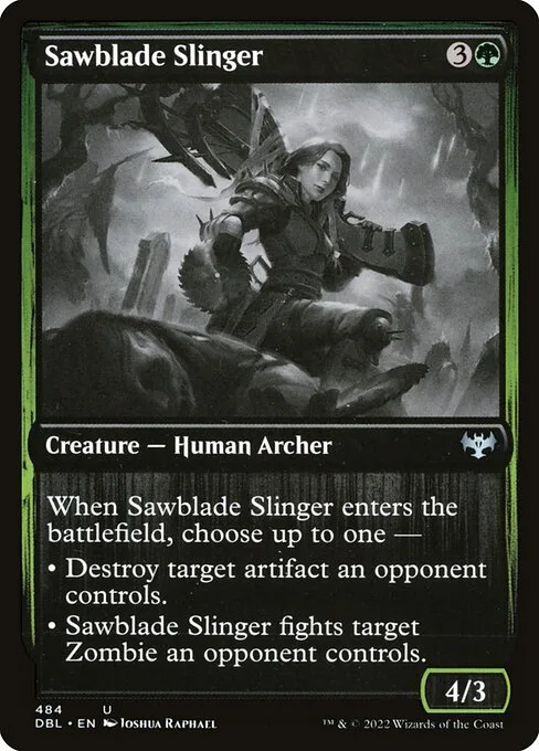 Sawblade Slinger · Innistrad: Double Feature 484/535
