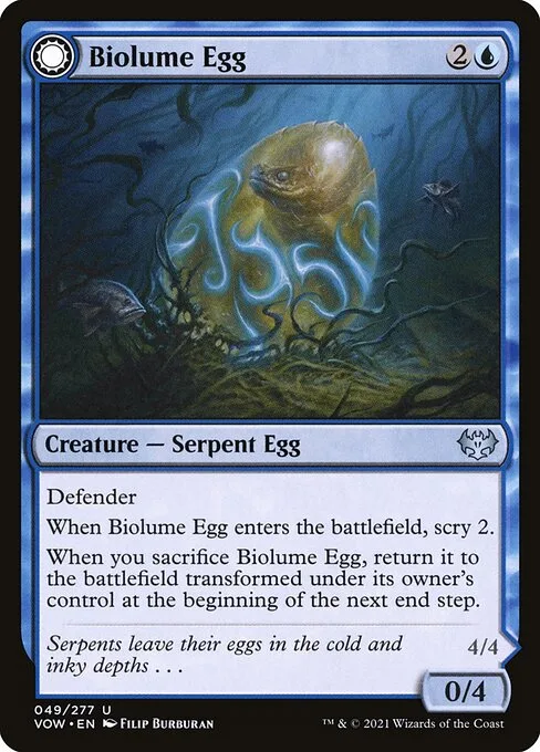 Biolume Egg // Biolume Serpent · Innistrad: Crimson Vow 49/423