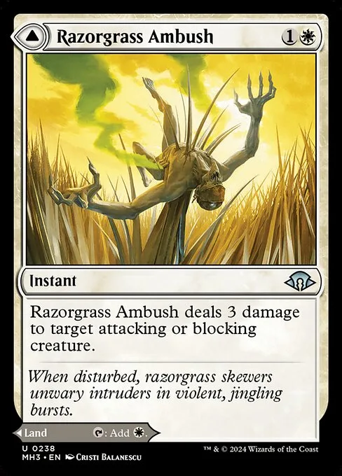Razorgrass Ambush // Razorgrass Field · Modern Horizons 3 238/528