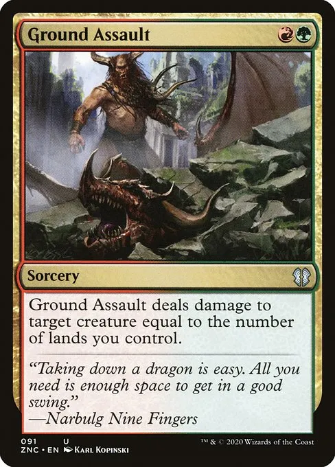 Ground Assault · Zendikar Rising Commander 91/142