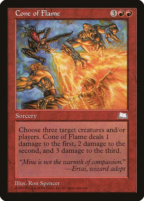 Cone of Flame · Weatherlight 95/167