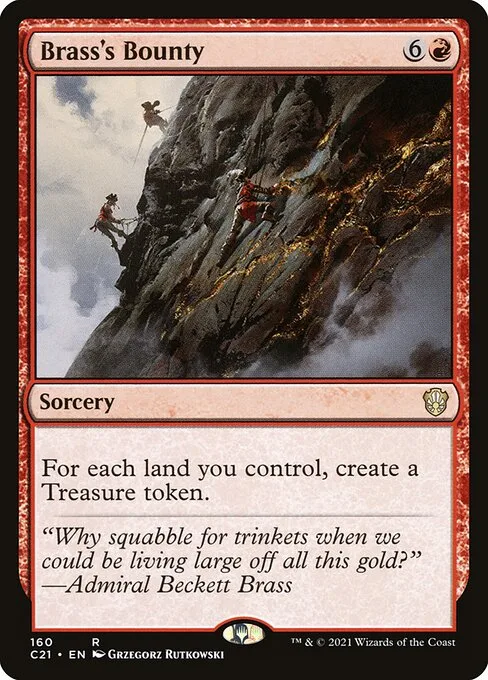 Brass's Bounty · Commander 2021 160/409
