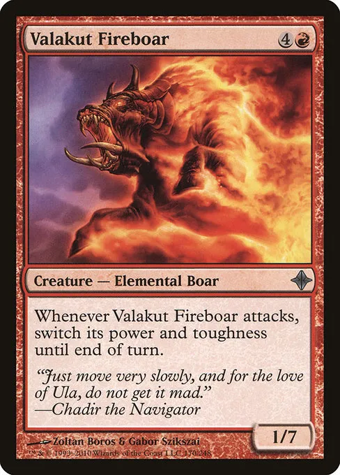 Valakut Fireboar · Rise of the Eldrazi 170/248
