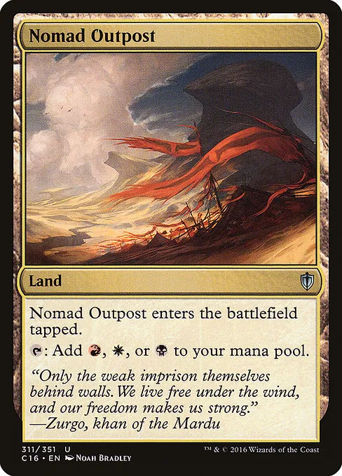 Nomad Outpost · Commander 2016 311/351