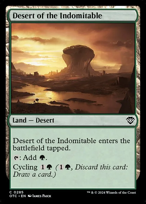 Desert of the Indomitable · Outlaws of Thunder Junction Commander 285/342